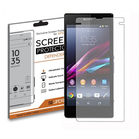 ฟิล์มกันรอยหน้าจอ 【SE-Update 】 แบบใส(หน้า-หลัง) สำหรับ Xperia Z1 Compact (3 ชุด)