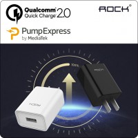 ROCK Qualcomm Quick Charge QC2.0 & Mediatek Pump Express 2 in 1 Wall Charger