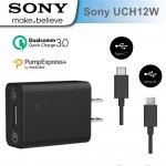 (รับประกัน 1 ปี) Adapter ที่ชาร์จ Sony UCH12W for Quick Charge 3.0 and MTK