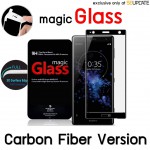 ฟิล์มกระจก  แบบเต็มจอลงโค้ง Magic Glass 3D Glass Screen Protector for Xperia XZ2 (Carbon Fiber Version) 