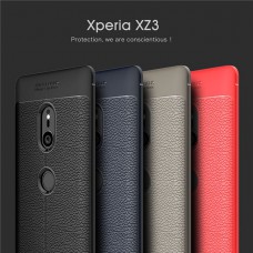 เคส SONY Xperia XZ3 Dermatoglyph Full Cover Leather TPU Case