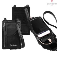 กระเป๋าหนังแท้ PIERRE CARDIN Genuine Leather Pouch Crossbody Bag