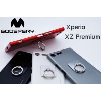เคส SONY Xperia XZ Premium Mercury Goospery i-Jelly & Ring+ TPU Case