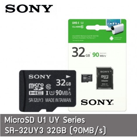 Sony microSDHC 32GB Memory Card SR-32UY3 (สินค้าโซนฮ่องกง)