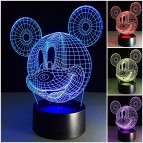 โคมไฟ ตั้งโต๊ะ 3 มิติ LED 3D