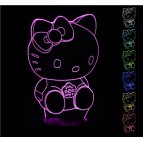 โคมไฟ ตั้งโต๊ะ 3 มิติ LED 3D