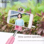 HOCO K3 Selfie Stick Monopod Wire Control Camera Shutter