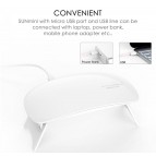 เครื่องอบเล็บ เครื่องอบเจล LED 6W ขนาดพกพา