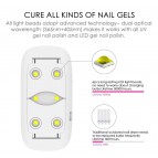 เครื่องอบเล็บ เครื่องอบเจล LED 6W ขนาดพกพา