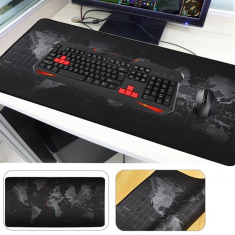 แผ่นรองเมาส์และคีย์บอร์ด ลายแผนที่โลก