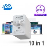 Adapter ที่ชาร์จ JDB SUPER CHARGE 24W Universal 10 in 1 Turbo Charger 
