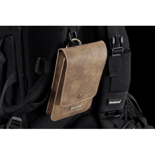 กระเป๋าหนังแท้ใส่มือถือ DG.MING Universal Split Leather Pouch [Multi-Function]