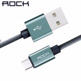 สายชาร์จ ROCK Metal Micro Cable (Micro USB) ยาว 1 เมตร
