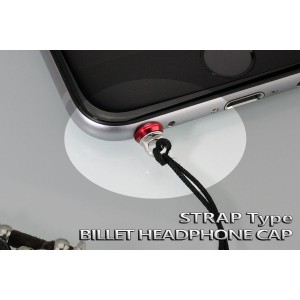 Alumania STRAP TYPE BILLET HEADPHONE CAP for 3.5mm PLUG