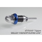 Alumania STRAP TYPE BILLET HEADPHONE CAP for 3.5mm PLUG