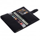 กระเป๋าหนังใส่มือถือ Krusell VARGON WALLETCASE สีดำ