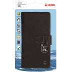 กระเป๋าหนังใส่มือถือ Krusell VARGON WALLETCASE สีดำ