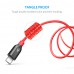 [ AK42 ] สายชาร์จ ANKER PowerLine+ USB-C to USB-A 3.0 Cable ยาว 0.9 เมตร  (USB A to C) + แถมซองใส่สาย : สีแดง
