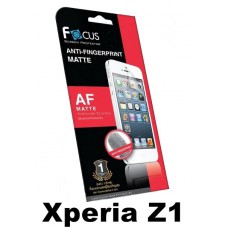 ฟิล์มกันรอยนิ้วมือแบบด้าน(AF-Matte) Focus สำหรับ Xperia Z1 หน้า-หลัง 