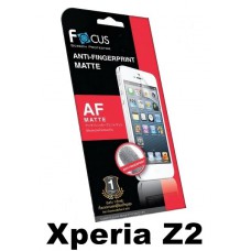 ฟิล์มกันรอยนิ้วมือแบบด้าน(AF-Matte) Focus สำหรับ Xperia Z2  หน้า-หลัง