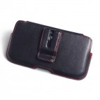 ซองหนังแท้ PDair Luxury Leather Holster Pouch แบบเหน็บเอว (ตะเข็บแดง)