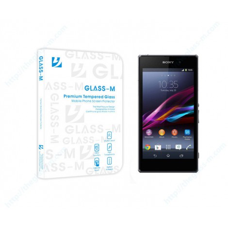 ฟิล์มกระจก  Glass-M Premium Tempered Glass สำหรับ Xperia Z1