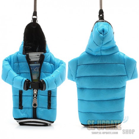 ซองใส่มือถือ Down Coat Style + สายคล้องคอ