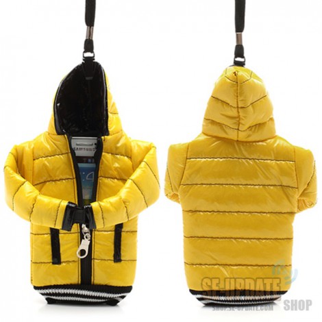 ซองใส่มือถือ Down Coat Style + สายคล้องคอ