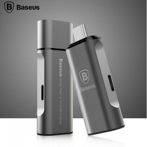 Baseus Type-C to HUB adapter (USB 3.0) สำหรับ MacBook / Laptop