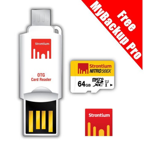 Strontium Nitro microSDHC, SDXC UHS-I Card Class 10 With OTG Strontium Nitro microSDHC, SDXC UHS-I Card Class 10 With OTG
