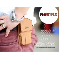 กระเป๋าหนัง REMAX Pedestrian Leather Waist Case 