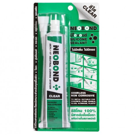 กาวซิลิโคน ไร้กรด NEOBOND ใส 100G