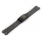 สายนาฬิกาสแตนเลส 22mm สีดำด้าน