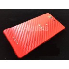 ฟิล์มกันรอย 【SE-Update 】 แบบใสด้านหลัง ลาย Carbon เคฟล่า 3D สำหรับ Xperia Z Series
