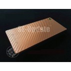 ฟิล์มกันรอย 【SE-Update 】 แบบใสด้านหลัง ลาย Carbon เคฟล่า 3D สำหรับ Xperia Z Series