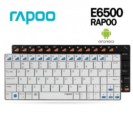 Keyboard ไร้สาย Rapoo Ultra-Slim E6500 สำหรับ Android (มีแป้นภาษาไทย) Keyboard ไร้สาย Rapoo Ultra-Slim E6500 สำหรับ Android (มีแป้นภาษาไทย)