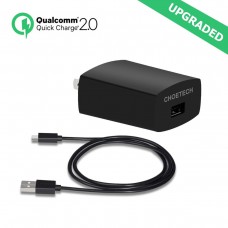Adapter ที่ชาร์จ CHOETECH for Qualcomm   Quick Charge 2.0 (Reverse USB) + แถมสาย CHOE USB