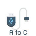 สายชาร์จ USB Type-C (USB A to C)