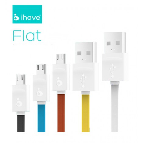 สายชาร์จ USB สายแบน iHave FLAT
