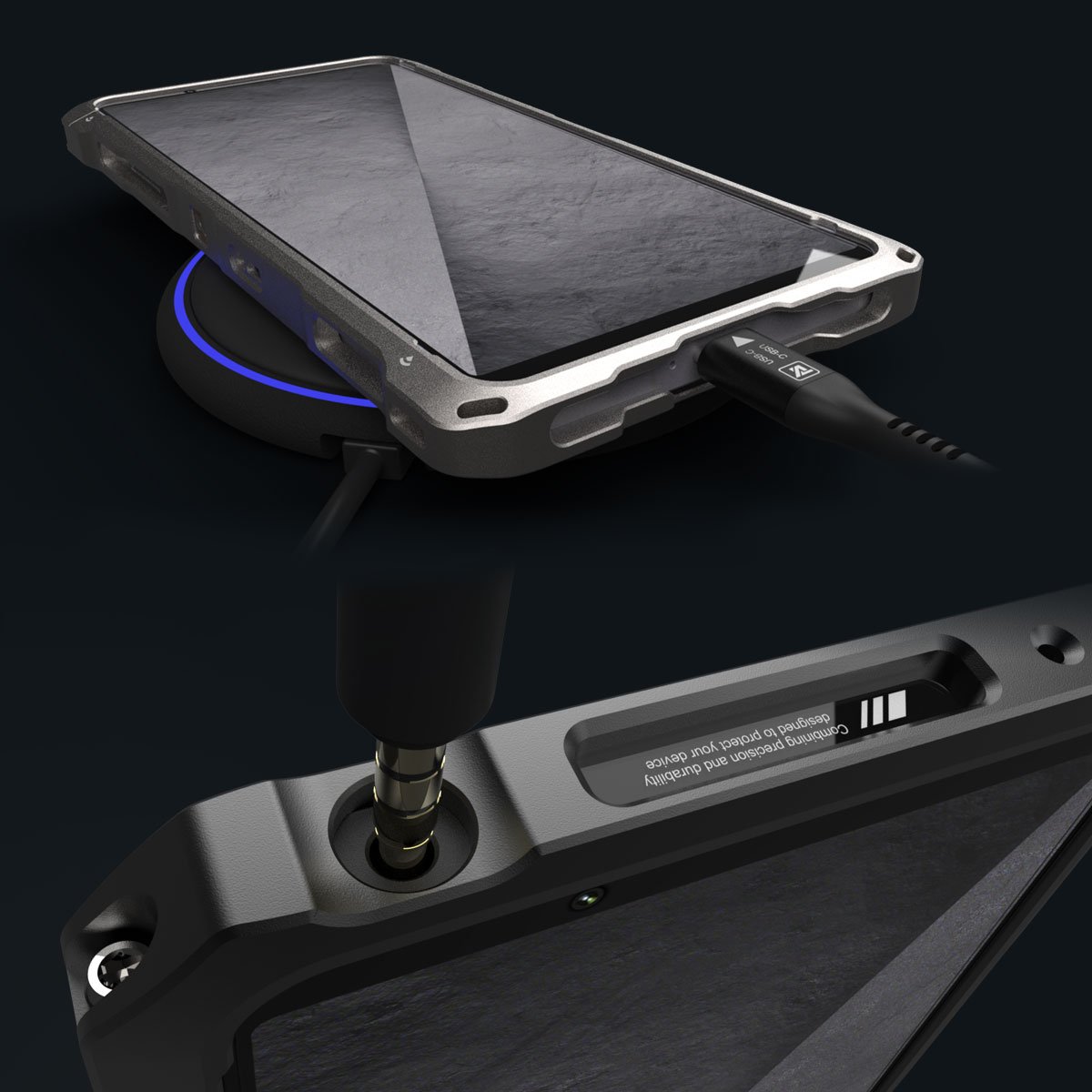 รองรับ USB-C Wireless Charging และช่องหูฟัง 3.5 มม.