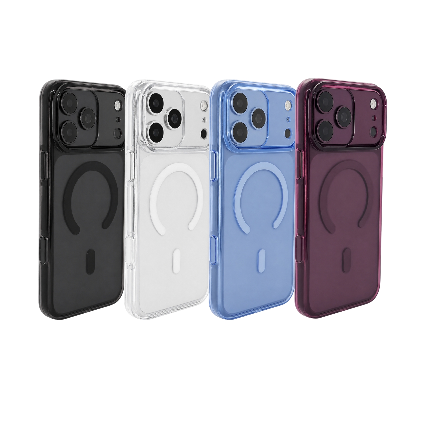 FenixShield AirSkin สี Clear Black Blue และ Dark Cherry