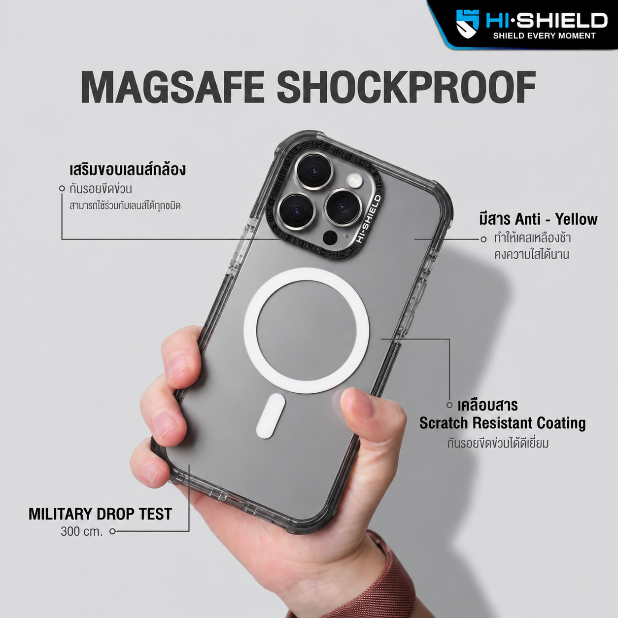 HiShield Shockproof Miffy Collection Drop Test 3 เมตร