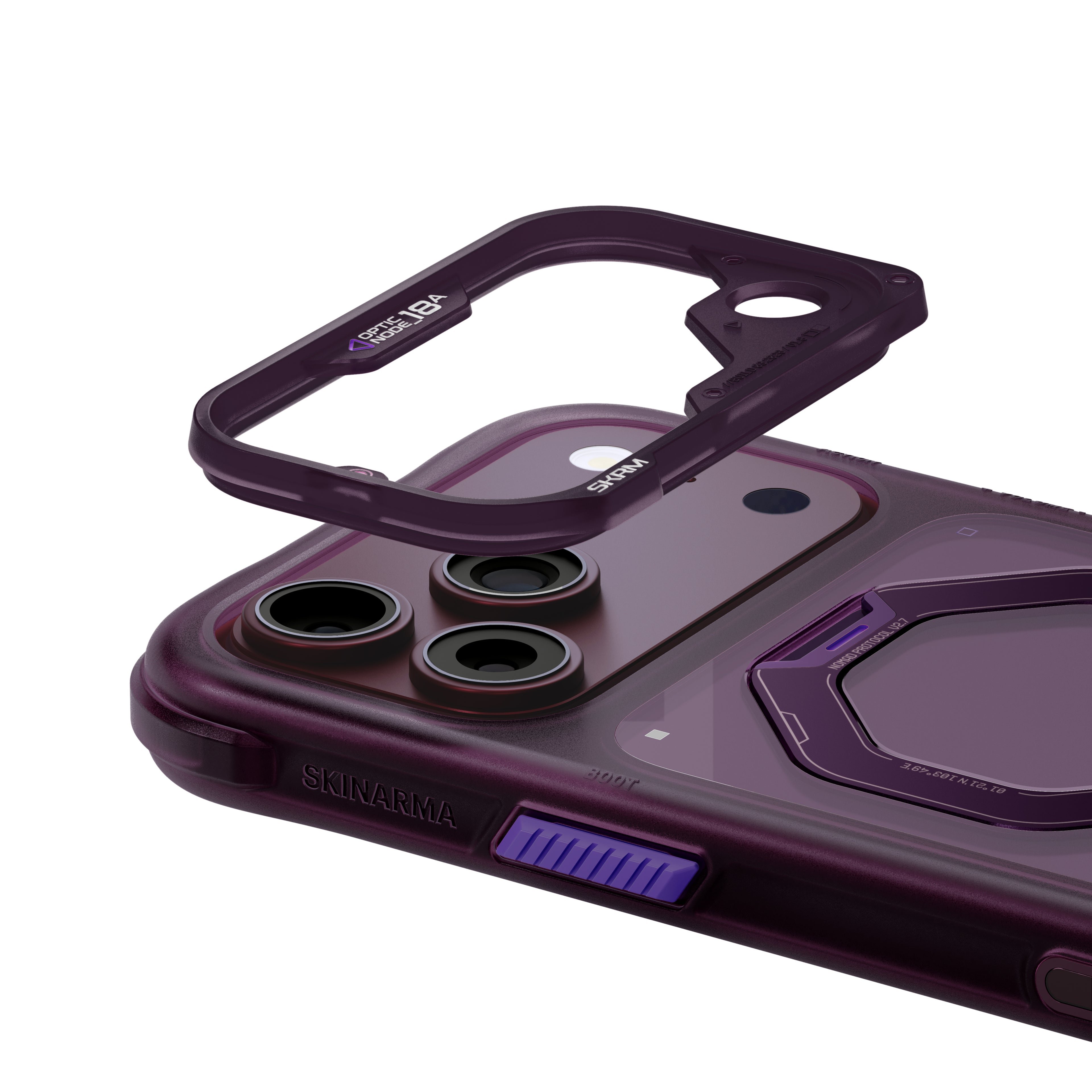รายละเอียดเคส SKINARMA SATURN และวงแหวนขาตั้ง Magnetic
