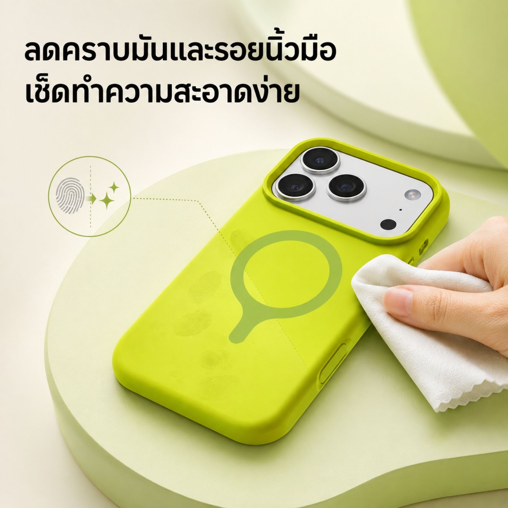 เคส FenixShield POP ช่วยลดคราบมันและรอยนิ้วมือ