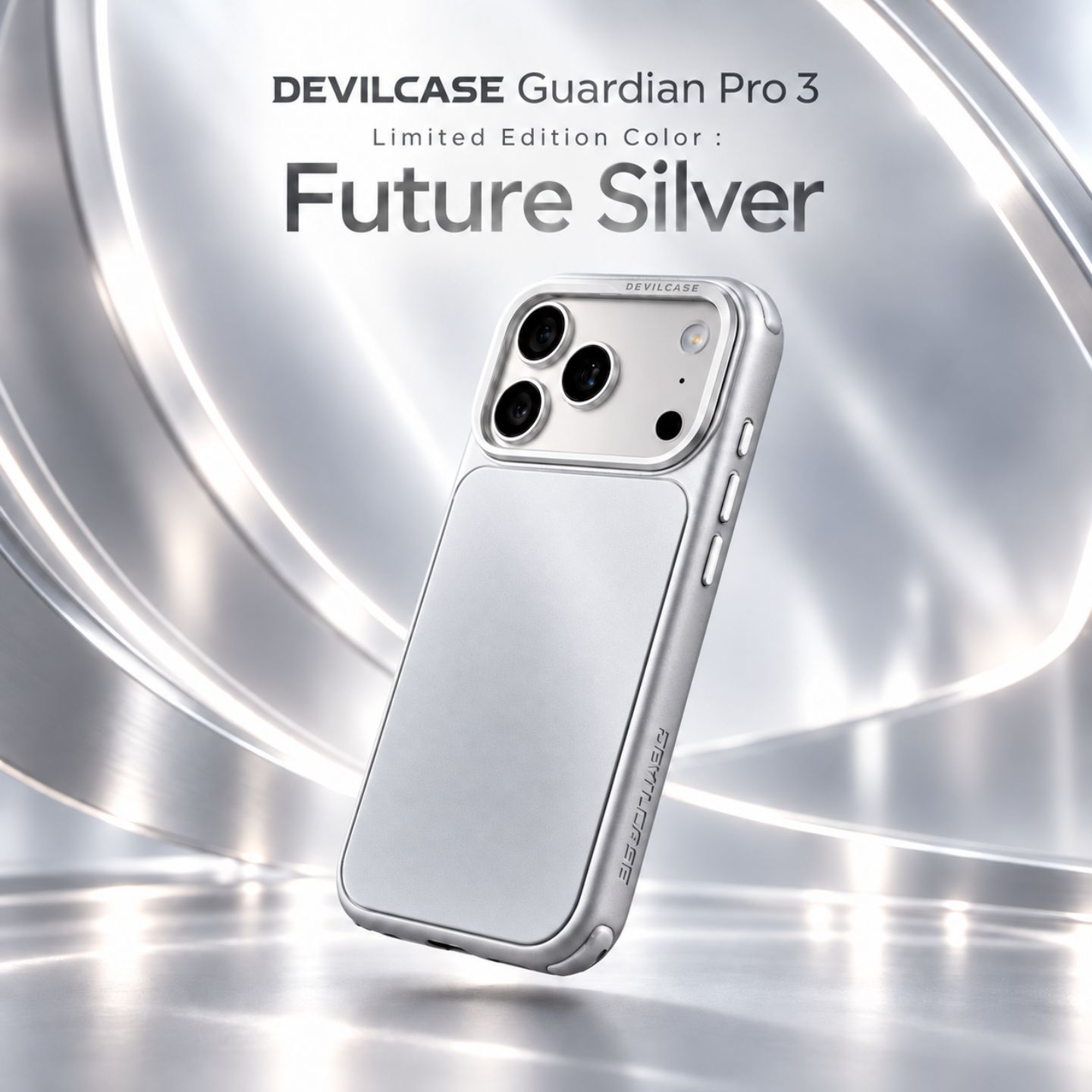 DEVILCASE Guardian PRO 3 สี Future Silver Limited Edition