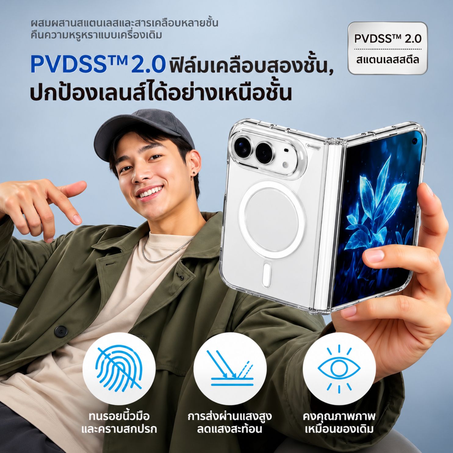 imos Sapphire Lens Protector iPhone Duo ภาพสินค้า 07